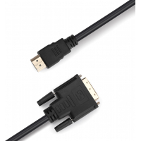 Кабель мультимедийный HDMI to DVI 3.0m Single Link 18+1 Premium ProLogix (PR-HDMI-DVI-P-01-30-3m) Diawest