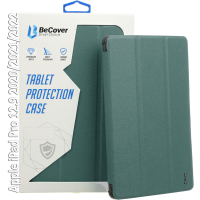 Чехол для планшета BeCover Tri Fold Soft TPU Silicone Apple iPad Pro 12.9 2020/2021/2022 Dark Green (709713) Diawest