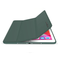 Чохол до планшета BeCover Tri Fold Soft TPU Silicone Apple iPad Pro 12.9 2020/2021/2022 Dark Green (709713) Diawest