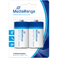 Батарейка Mediarange D LR20 1.5V Premium Alkaline Batteries, Mono, Pack 2 (MRBAT109) Diawest