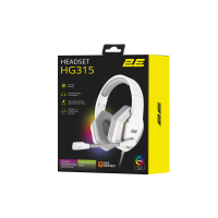 Навушники 2E Gaming HG315 RGB USB 7.1 White (2E-HG315WT-7.1) Diawest