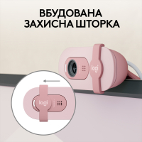 Веб-камера Logitech Brio 100 Full HD Rose (960-001623) Diawest