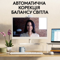 Веб-камера Logitech Brio 100 Full HD Off-White (960-001617) Diawest