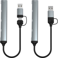 Концентратор Dynamode 5-in-1 USB Type-C/Type-A to 1хUSB3.0, 2xUSB 2.0, card-reader SD/MicroSD (DM-UH-514) Diawest