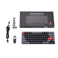 Клавиатура Keychron K3 PRO 84Key Gateron Brown Low Profile QMK UA RGB Black (K3PB3_KEYCHRON) Diawest