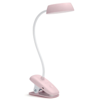 Настільна лампа Philips LED Reading Desk lamp Donutclip 3W, 4000K, 1200mAh (Lithium battery), рожевий (929003179627) Diawest