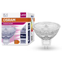 Лампочка Osram LED MR16 12V 3.8W (345Lm) 12V 4000K GU5.3 (4058075796676) Diawest
