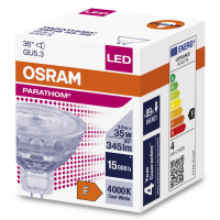 Лампочка Osram LED MR16 12V 3.8W (345Lm) 12V 4000K GU5.3 (4058075796676) Diawest