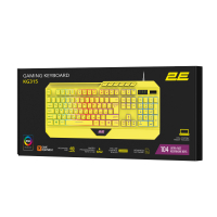 Клавиатура 2E Gaming KG315 RGB USB UA Yellow (2E-KG315UYW) Diawest