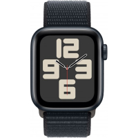 Смарт-годинник Apple Watch SE 2023 GPS 40mm Midnight Aluminium Case with Midnight Sport Loop (MRE03QP/A) Diawest