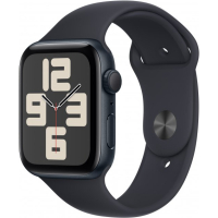 Смарт-годинник Apple Watch SE 2023 GPS 44mm Midnight Aluminium Case with Midnight Sport Band - M/L (MRE93QP/A) Diawest
