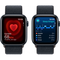 Смарт-годинник Apple Watch SE 2023 GPS 44mm Midnight Aluminium Case with Midnight Sport Loop (MREA3QP/A) Diawest