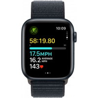 Смарт-годинник Apple Watch SE 2023 GPS 44mm Midnight Aluminium Case with Midnight Sport Loop (MREA3QP/A) Diawest