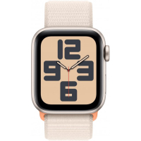 Смарт-часы Apple Watch SE 2023 GPS 40mm Starlight Aluminium Case with Starlight Sport Loop (MR9W3QP/A) Diawest