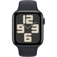 Смарт-годинник Apple Watch SE 2023 GPS 44mm Midnight Aluminium Case with Midnight Sport Band - S/M (MRE73QP/A) Diawest