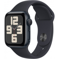 Смарт-годинник Apple Watch SE 2023 GPS 40mm Midnight Aluminium Case with Midnight Sport Band - M/L (MR9Y3QP/A) Diawest