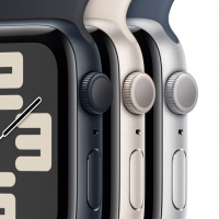 Смарт-годинник Apple Watch SE 2023 GPS 40mm Midnight Aluminium Case with Midnight Sport Band - S/M (MR9X3QP/A) Diawest