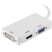 Перехідник PowerPlant mini Display Port - HDMI, DVI, VGA (3 в 1) (CA910946) Diawest