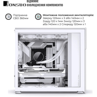 Корпус JONSBO D41 MESH SC White Diawest