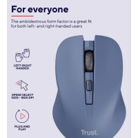 Мишка Trust Mydo Silent Wireless Blue (25041) Diawest