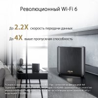 Точка доступа Wi-Fi ASUS XT8 V2 Black 2pk (90IG0590-MO3A20) Diawest