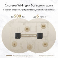 Точка доступа Wi-Fi ASUS XT8 V2 Black 2pk (90IG0590-MO3A20) Diawest
