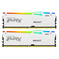 Модуль пам'яті для комп'ютера DDR5 32GB (2x16GB) 6000 MHz Beast White RGB Kingston Fury (ex.HyperX) (KF560C36BWEAK2-32) Diawest