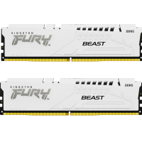 Модуль пам'яті для комп'ютера DDR5 32GB (2x16GB) 5600 MHz Beast White Kingston Fury (ex.HyperX) (KF556C36BWEK2-32) Diawest