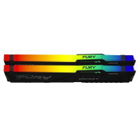 Модуль пам'яті для комп'ютера DDR5 64GB (2x32GB) 6000 MHz Beast RGB Kingston Fury (ex.HyperX) (KF560C36BBEAK2-64) Diawest