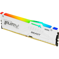 Модуль пам'яті для комп'ютера DDR5 16GB 5600 MHz Beast White RGB Kingston Fury (ex.HyperX) (KF556C36BWEA-16) Diawest
