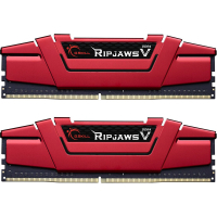 Модуль пам'яті для комп'ютера DDR4 16GB (2x8GB) 2666 MHz Ripjaws V Red G.Skill (F4-2666C19D-16GVR) Diawest