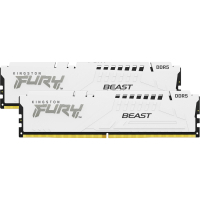 Модуль пам'яті для комп'ютера DDR5 64GB (2x32GB) 5200 MHz Beast White Kingston Fury (ex.HyperX) (KF552C36BWEK2-64) Diawest