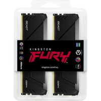 Модуль пам'яті для комп'ютера DDR5 16GB (2x8GB) 3200 MHz Beast RGB Kingston Fury (ex.HyperX) (KF432C16BB2AK2/16) Diawest