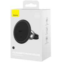 Універсальний автотримач Baseus Magnetic (на решітку) black (SUCC000101) Diawest