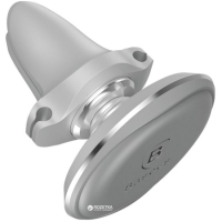Універсальний автотримач Baseus Magnetic with cable clip (на решітку) silver (SUGX-A0S) Diawest