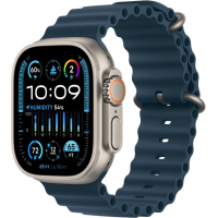 Смарт-годинник Apple Watch Ultra 2 GPS + Cellular, 49mm Titanium Case with Blue Ocean Band (MREG3UL/A) Diawest