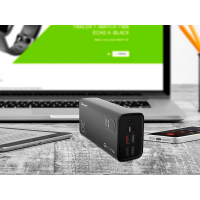 Батарея універсальна Tracer Modi 30000mAh PD/20W, QC/3/0, 4*USB, microUSB, Type-C (TRABAT47062) Diawest