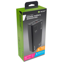 Батарея універсальна Tracer Modi 30000mAh PD/20W, QC/3/0, 4*USB, microUSB, Type-C (TRABAT47062) Diawest