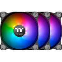 Кулер до корпусу ThermalTake Pure Plus RGB 12 Radiator Fan TT Premium Edition 3Pack/Fan/120 (CL-F063-PL12SW-A) Diawest