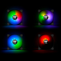 Кулер до корпусу ThermalTake Pure Plus RGB 12 Radiator Fan TT Premium Edition 3Pack/Fan/120 (CL-F063-PL12SW-A) Diawest