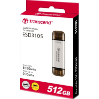 Накопичувач SSD USB 3.2 512TB ESD310 Transcend (TS512GESD310S) Diawest