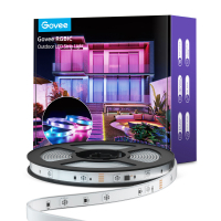 Світлодіодна стрічка Govee Phantasy Outdoor LED RGBIC Strip Lights 10м Білий (H61723D1) Diawest