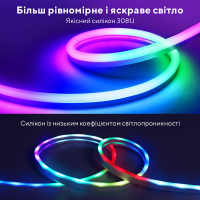 Світлодіодна стрічка Govee Neon LED Strip Light 5м Білий (H61A23D1) Diawest