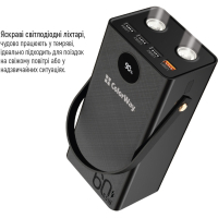 Батарея універсальна ColorWay 60 000 mAh Powerful PD/65W, QC/4.0, AFC, FCP, Black (CW-PB600LPA5BK-PDD) Diawest