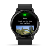 Смарт-годинник Garmin Venu 3, Black + Slate, Leather, GPS (010-02784-52) Diawest