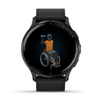 Смарт-годинник Garmin Venu 3, Black + Slate, Leather, GPS (010-02784-52) Diawest