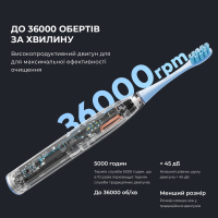Електрична зубна щітка Oclean 6970810551433 Diawest