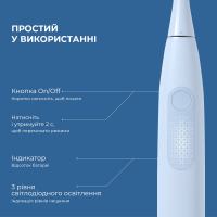 Електрична зубна щітка Oclean 6970810551433 Diawest