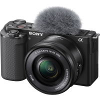 Цифровий фотоапарат Sony Alpha ZV-E10 kit 16-50mm Black (ZVE10LB.CEC) Diawest