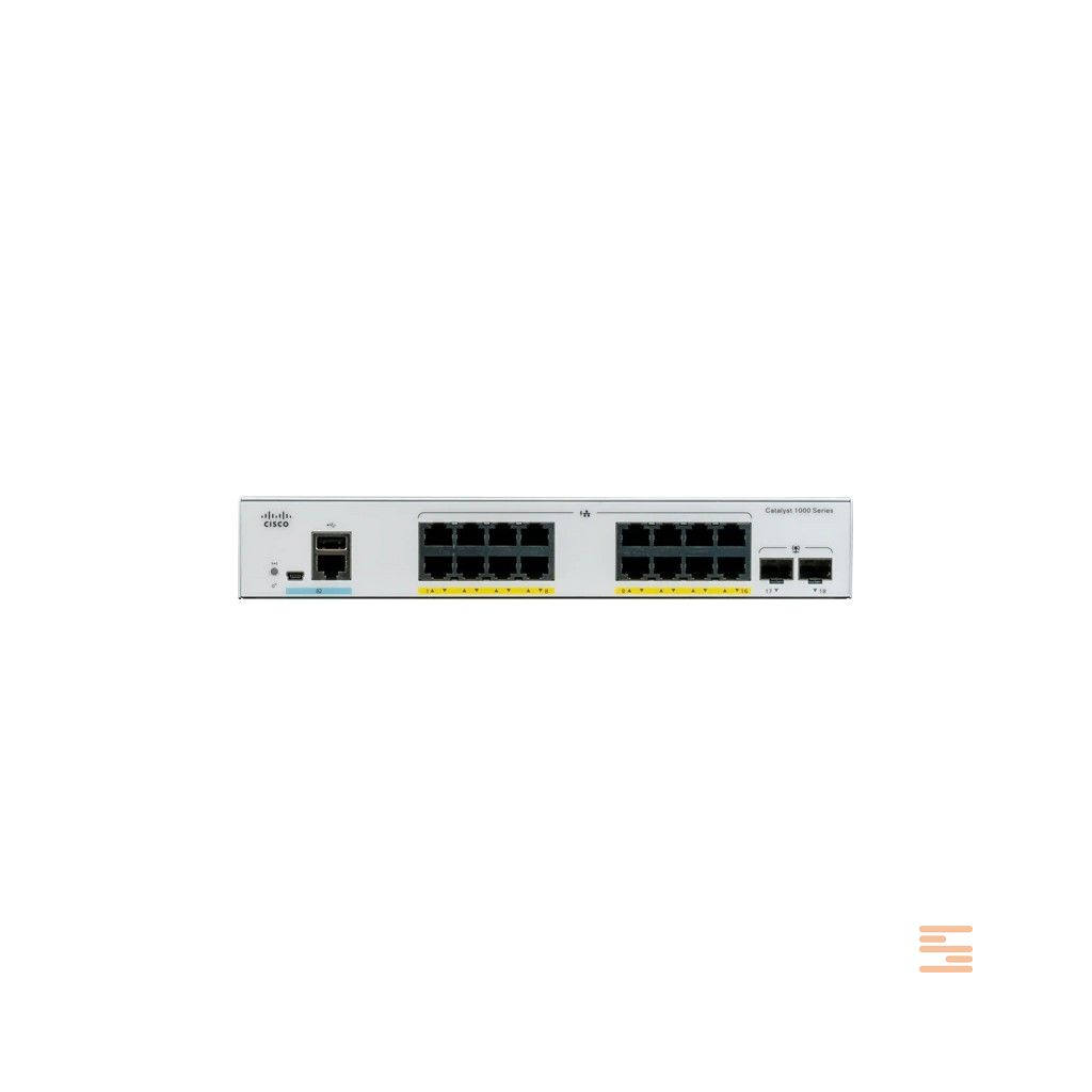 Комутатор мережевий Cisco C1000-16T-2G-L Diawest